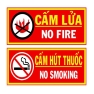 Bảng Cấm Lửa, Cấm Hút Thuốc