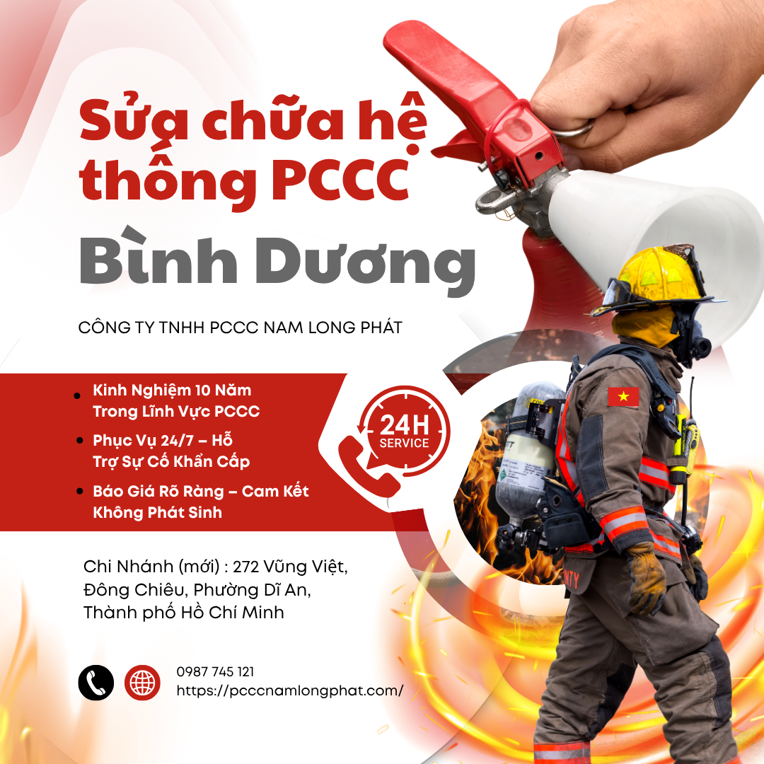 Bảo trì bảo dưỡng hệ thống PCCC Bình Dương