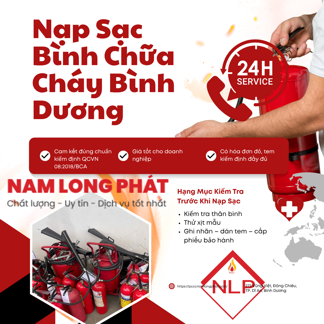 Nạp Sạc Bình Chữa Cháy Bình Dương